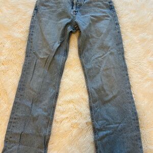 Agolde Classic Blue Denim Jeans in the color Riptide size 23